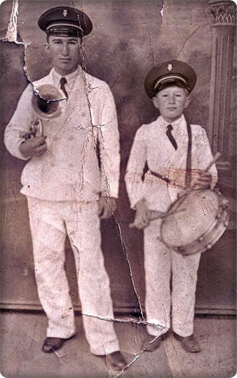 Roque Alfredo Rebollo e Vicente Rebollo, fundadores da Banda São Roque