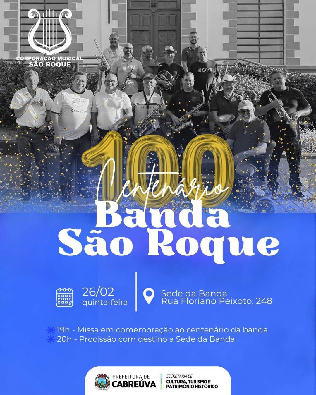 centenário da banda são roque